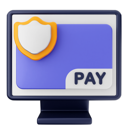 Credit Card Secure  3D Icon