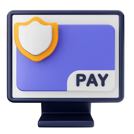 Credit Card Secure  3D Icon