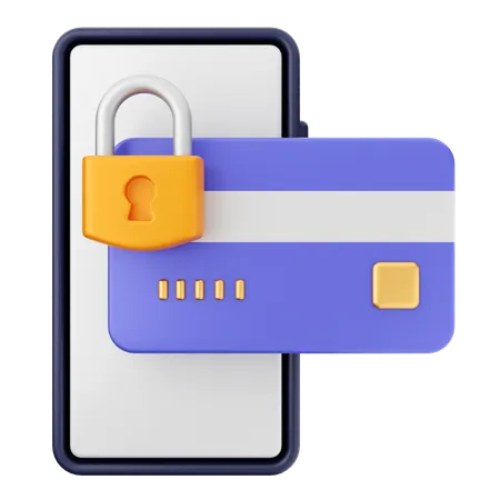 Credit Card Secure  3D Icon