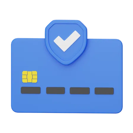 クレジットカードのセキュリティ  3D Icon