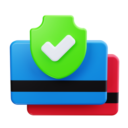 Credit Card Security  3D Icon