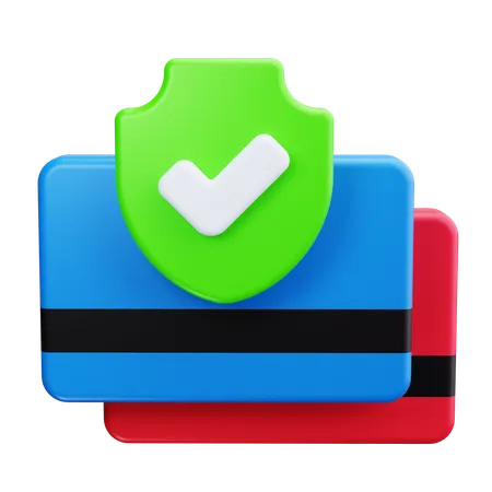 Credit Card Security  3D Icon