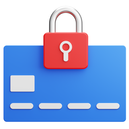 Credit Card Security  3D Icon