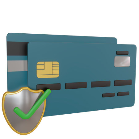 Credit Card Security  3D Icon