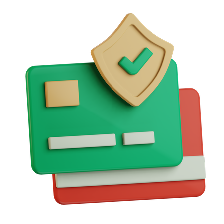 Credit Card Security  3D Icon