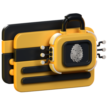 Credit Card Security  3D Icon