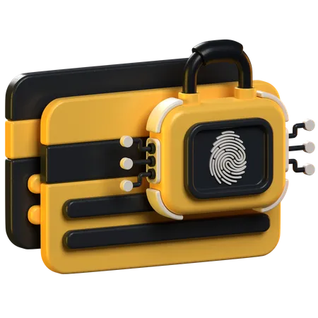 Credit Card Security  3D Icon