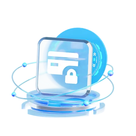 Credit Card Security 3D Icon