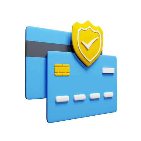 Credit Card Security  3D Icon