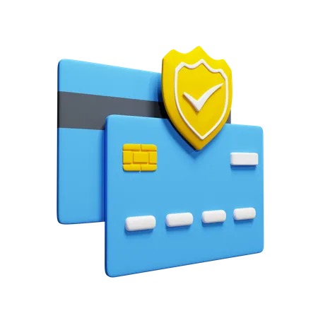 Credit Card Security  3D Icon