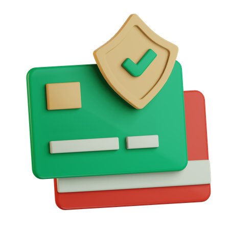 Credit Card Security  3D Icon