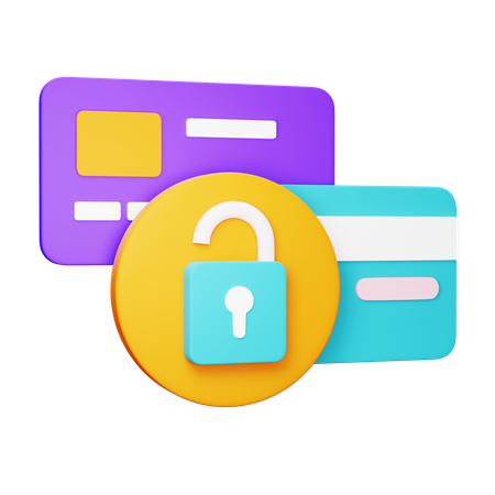 Credit Card Security 3D Icon