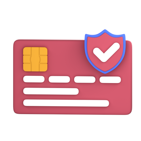 Credit Card Security  3D Icon