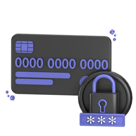 Credit Card Security Code  3D Icon