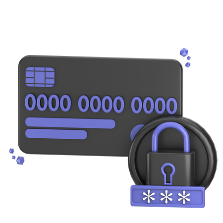 Credit Card Security Code  3D Icon