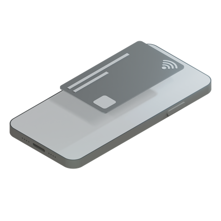 Credit Card Silver  3D Icon