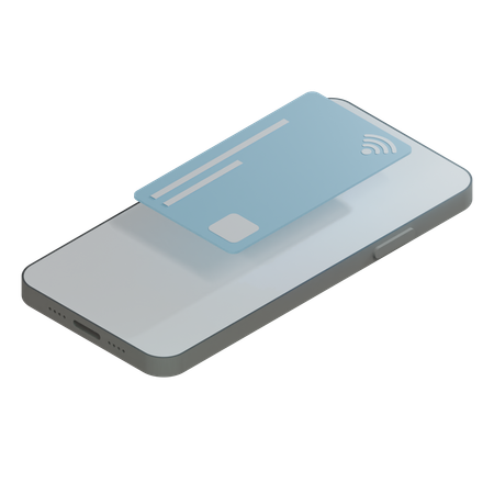 Credit Card SkyBlue  3D Icon