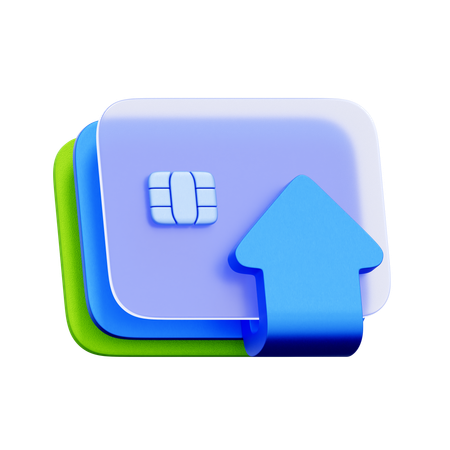 Credit Card Top Up  3D Icon