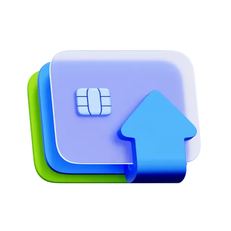 Credit Card Top Up  3D Icon