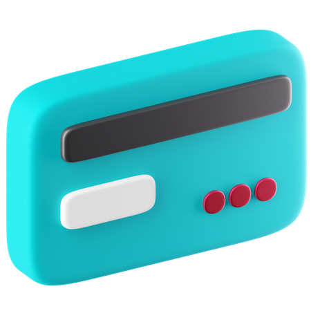 Credit Card Turnover  3D Icon