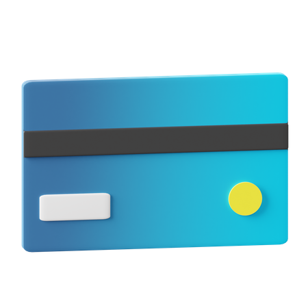 Credit Card Turnover  3D Icon