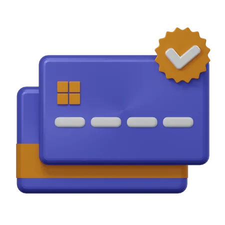 Credit Card Verification  3D Icon