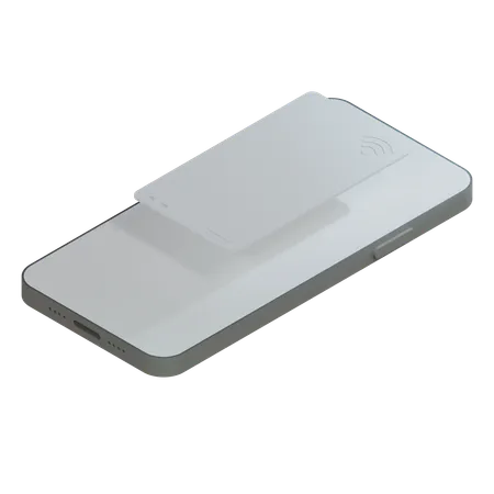 Credit Card White  3D Icon