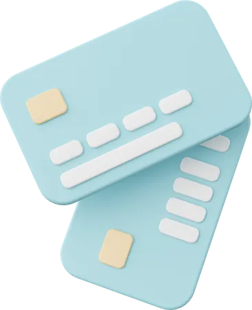 Credit Cards  3D Icon