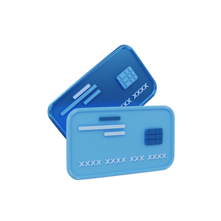 Credit Cards  3D Icon