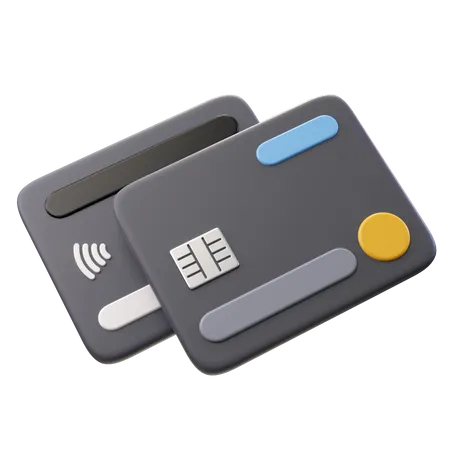 Credit Cards  3D Icon