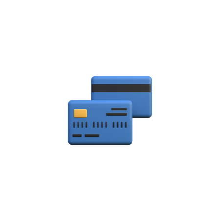 Credit Cards  3D Icon
