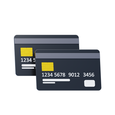 Credit Cards  3D Icon