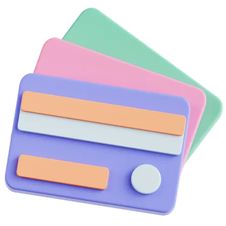Credit Cards  3D Icon