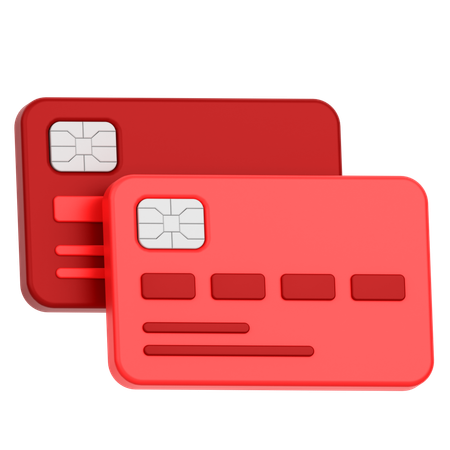 Credit Cards  3D Icon