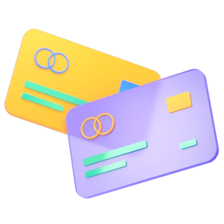 Credit Cards  3D Icon