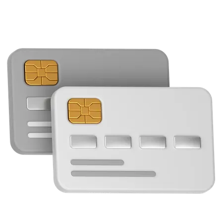Credit Cards  3D Icon