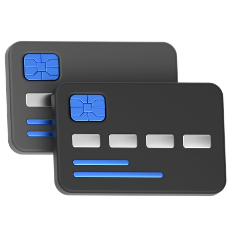 Credit Cards  3D Icon