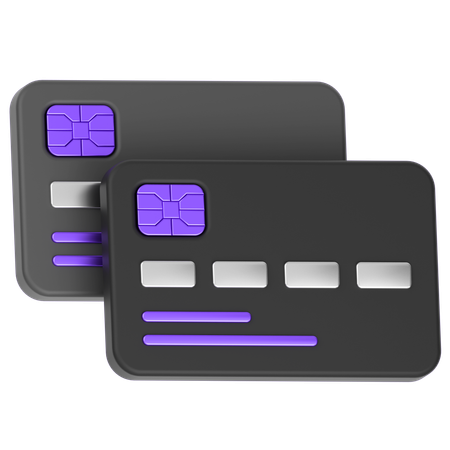 Credit Cards  3D Icon