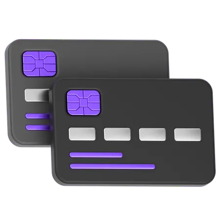 Credit Cards  3D Icon