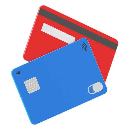 Credit Cards  3D Icon