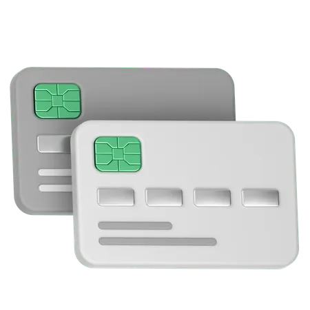 Credit Cards  3D Icon