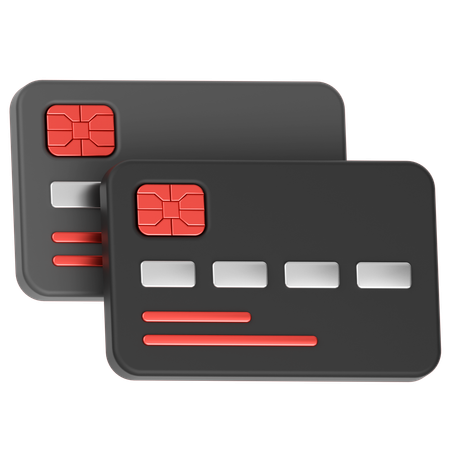 Credit Cards  3D Icon