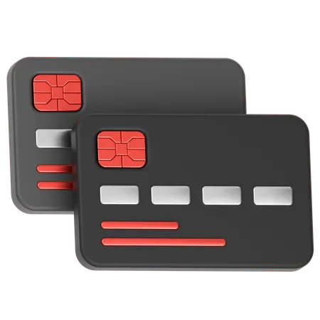 Credit Cards  3D Icon