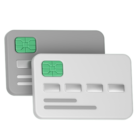 Credit Cards  3D Icon