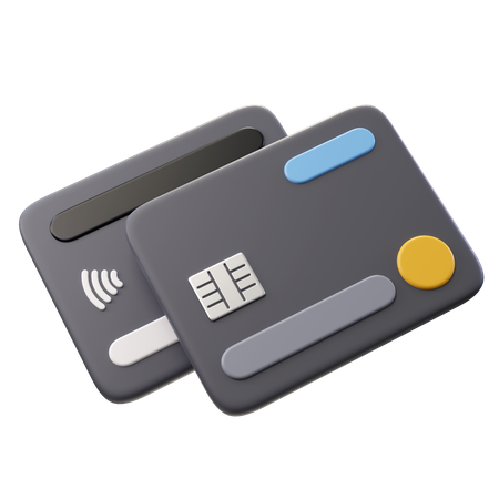 Credit Cards  3D Icon