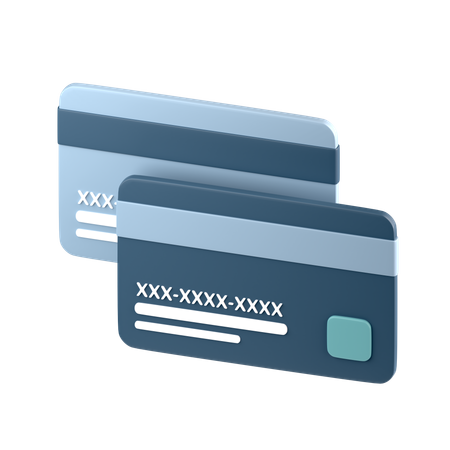 Credit cards  3D Icon