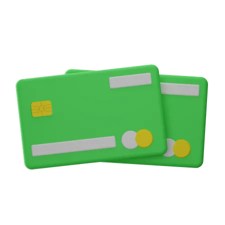 Credit Cards  3D Illustration