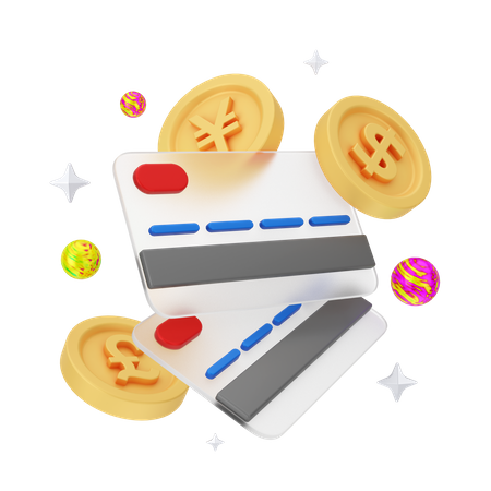 Credit Cards  3D Illustration