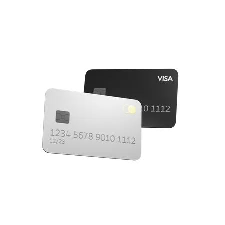 Credit Cards  3D Illustration