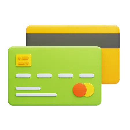 Credit Cards 3D Icon